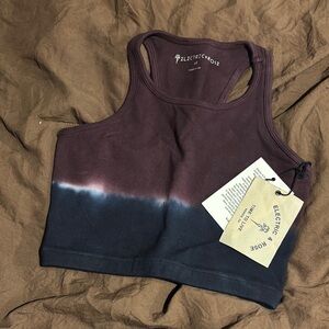 Electric & Rose Ombre Crop Top